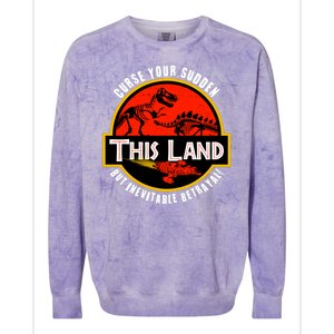 This Land Curse Your Sudden But Inevitable Betrayal Colorblast Crewneck Sweatshirt