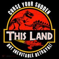 This Land Curse Your Sudden But Inevitable Betrayal Drawstring Bag