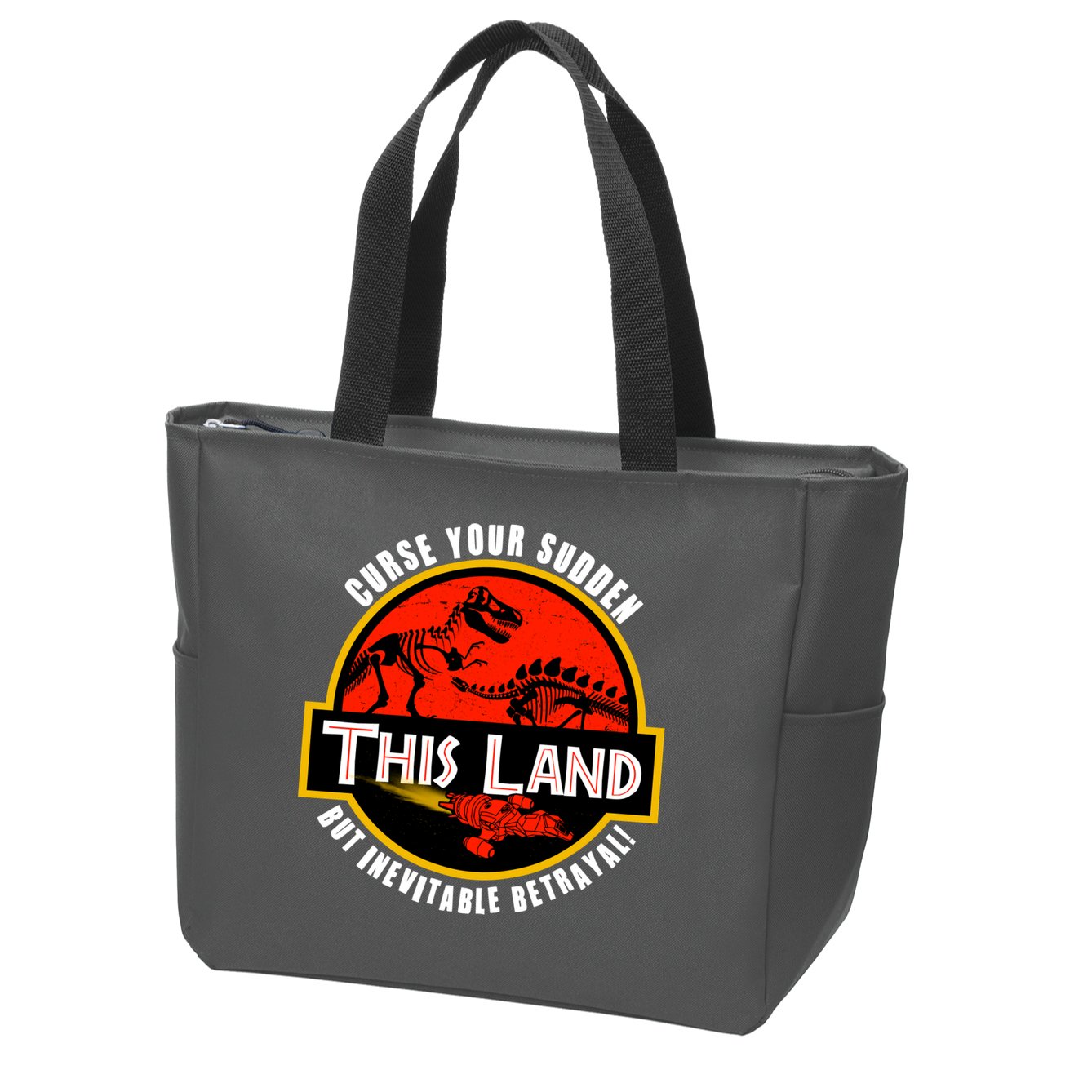 This Land Curse Your Sudden But Inevitable Betrayal Zip Tote Bag