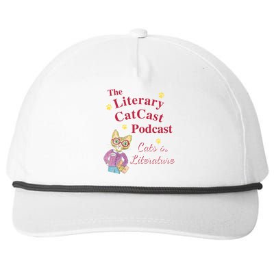 The Literary Catcast Podcast Snapback Five-Panel Rope Hat