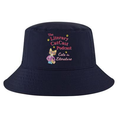 The Literary Catcast Podcast Cool Comfort Performance Bucket Hat