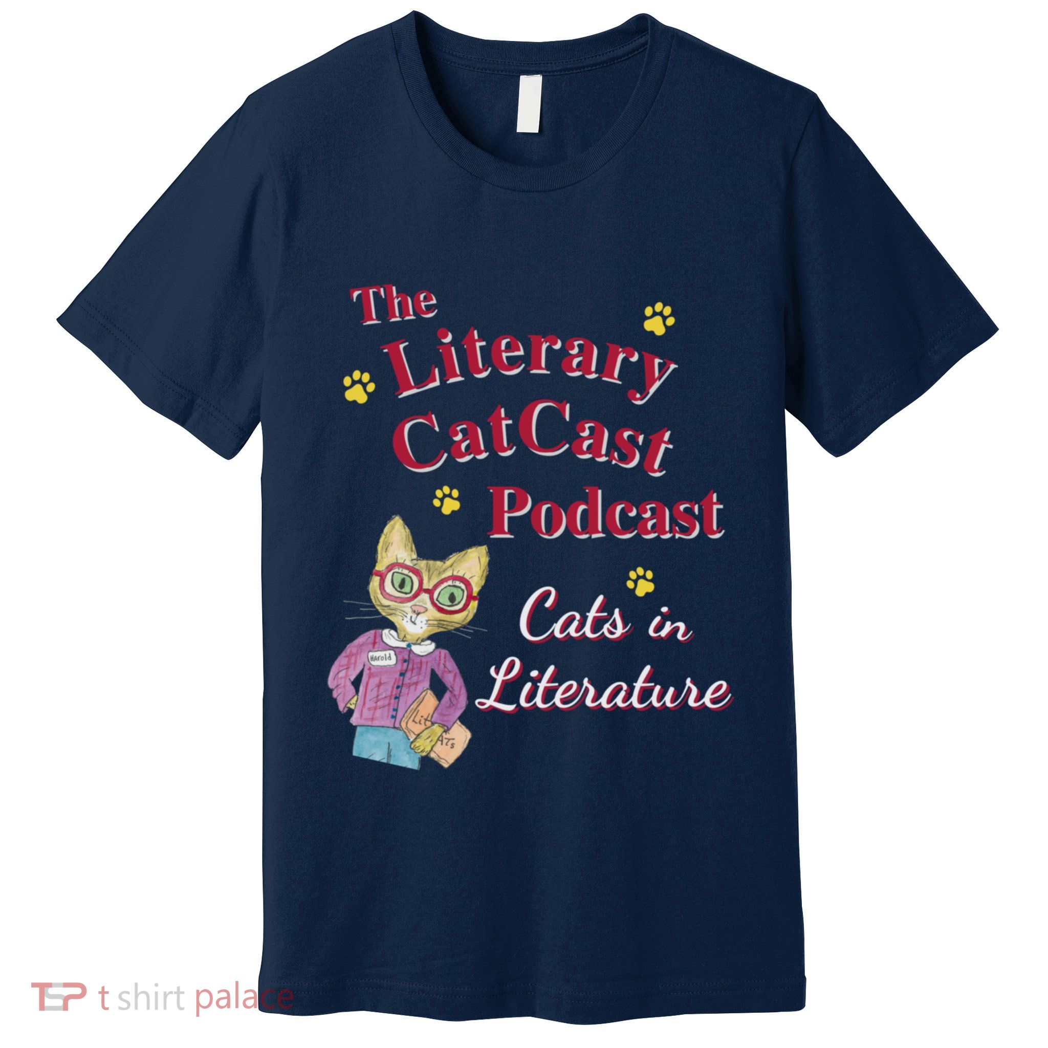 The Literary Catcast Podcast Premium T-Shirt