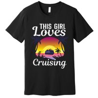 Travel Lover Cool Cruising Art For Cruise Ship Premium T-Shirt