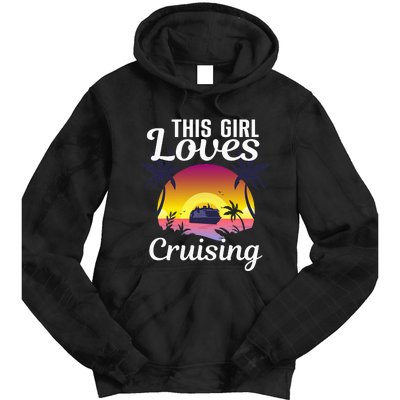 Travel Lover Cool Cruising Art For Cruise Ship Tie Dye Hoodie