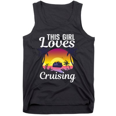 Travel Lover Cool Cruising Art For Cruise Ship Tank Top