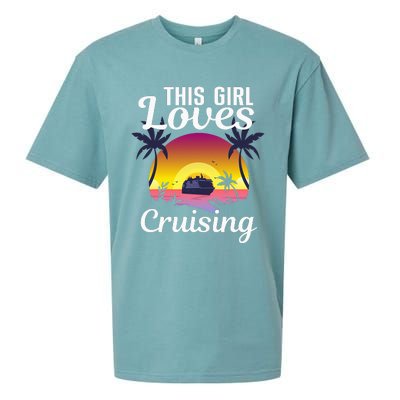 Travel Lover Cool Cruising Art For Cruise Ship Sueded Cloud Jersey T-Shirt