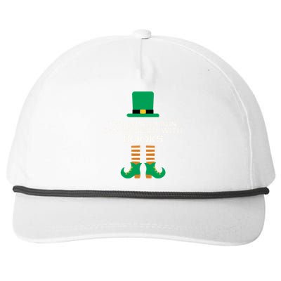 This Leprechaun Can Be Bribed With Books Read St Paddy Day Gift Snapback Five-Panel Rope Hat