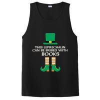 This Leprechaun Can Be Bribed With Books Read St Paddy Day Gift PosiCharge Competitor Tank