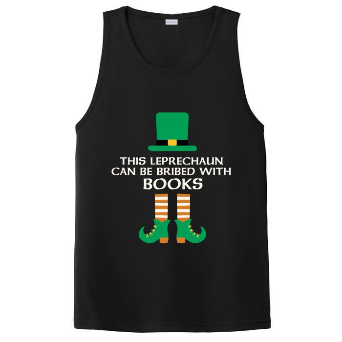 This Leprechaun Can Be Bribed With Books Read St Paddy Day Gift PosiCharge Competitor Tank
