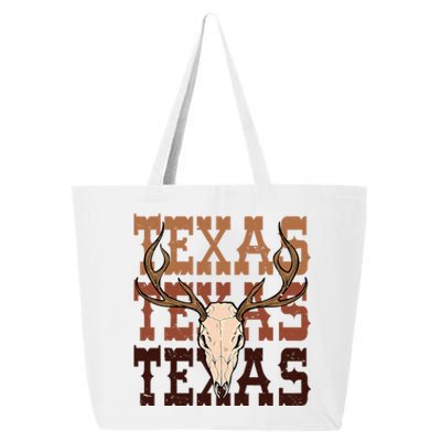 Texas Longhorn Cowboy Cowgirl Western Texas Women Men 25L Jumbo Tote