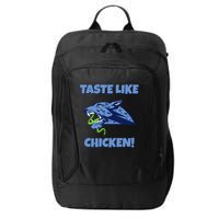 Taste Like Chicken Football Panther Eating Snake Football Rivals City Backpack