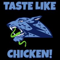 Taste Like Chicken Football Panther Eating Snake Football Rivals Poster