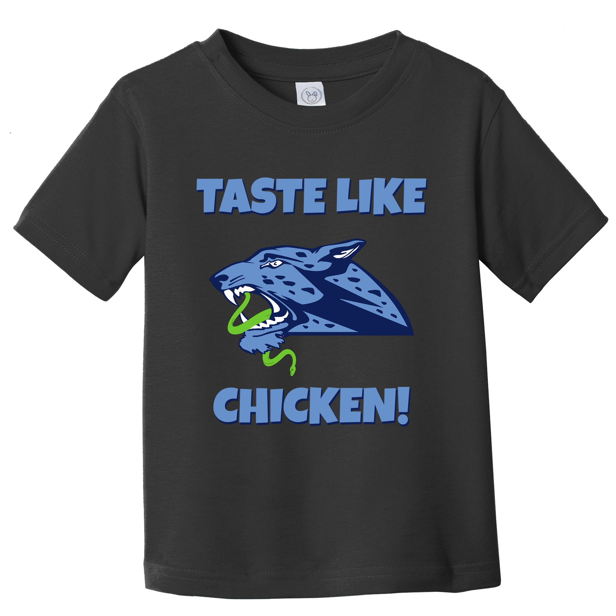 Taste Like Chicken Football Panther Eating Snake Football Rivals Toddler T-Shirt
