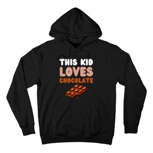 This Loves Chocolate Fun Novelty Funny Food Hoodie