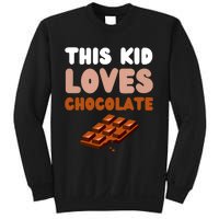 This Loves Chocolate Fun Novelty Funny Food Sweatshirt