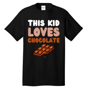 This Loves Chocolate Fun Novelty Funny Food Tall T-Shirt