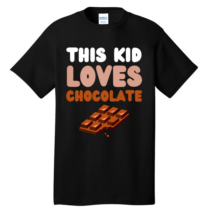 This Loves Chocolate Fun Novelty Funny Food Tall T-Shirt