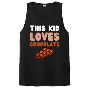 This Loves Chocolate Fun Novelty Funny Food PosiCharge Competitor Tank