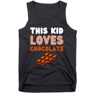 This Loves Chocolate Fun Novelty Funny Food Tank Top