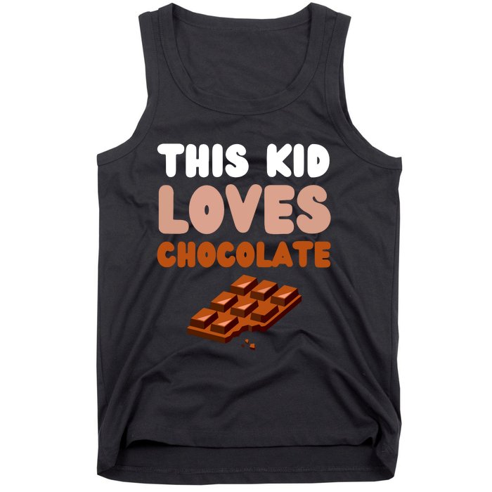 This Loves Chocolate Fun Novelty Funny Food Tank Top