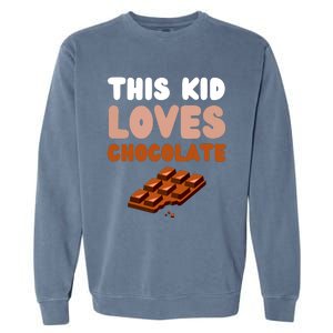 This Loves Chocolate Fun Novelty Funny Food Garment-Dyed Sweatshirt