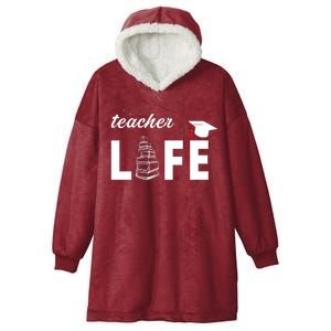 Teacher Life Cute Hooded Wearable Blanket