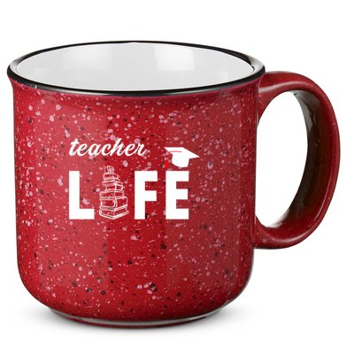 Teacher Life Cute 15oz Campfire Ceramic Mug