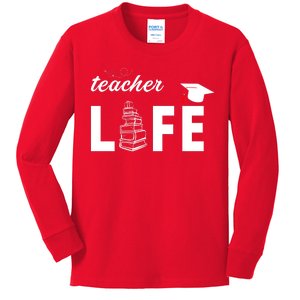 Teacher Life Cute Kids Long Sleeve Shirt