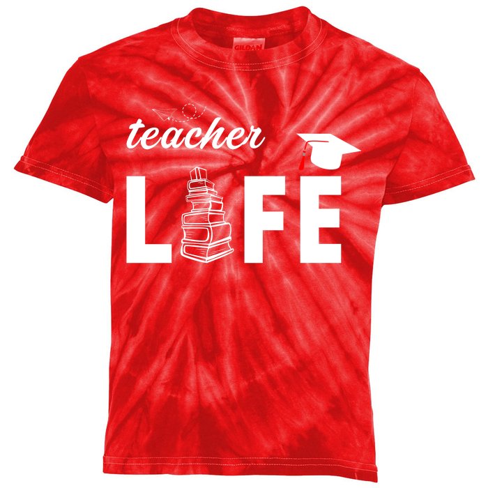 Teacher Life Cute Kids Tie-Dye T-Shirt