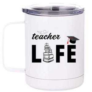 Teacher Life Cute 12 oz Stainless Steel Tumbler Cup