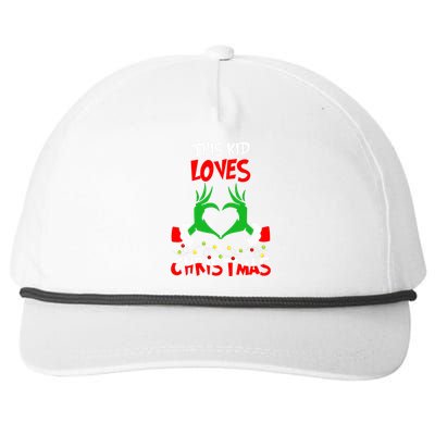 This Loves Christmas Xmas Pajama  Snapback Five-Panel Rope Hat