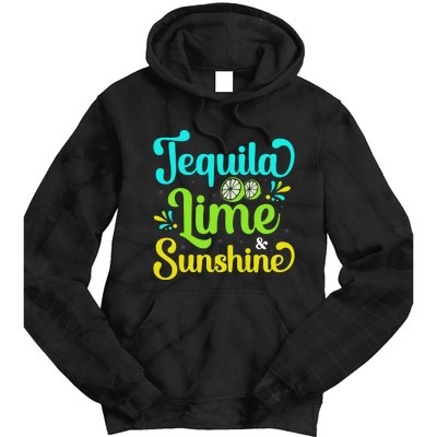 Tequila & Lime Cinco De Mayo T Tie Dye Hoodie