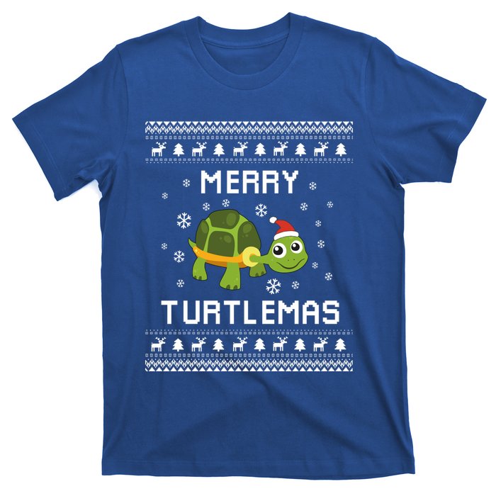 Turtle Lover Christmas Ugly Xmas Turtle Sweater Gift T-Shirt