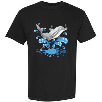 This Loves Dolphins Cute Funny Garment-Dyed Heavyweight T-Shirt