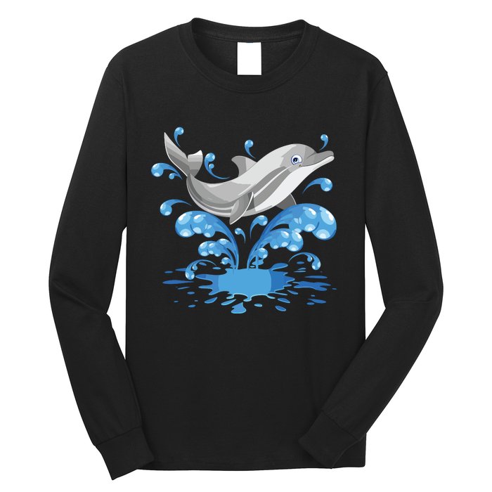 This Loves Dolphins Cute Funny Long Sleeve Shirt