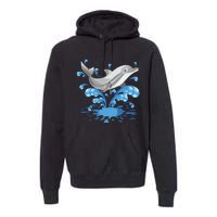 This Loves Dolphins Cute Funny Premium Hoodie