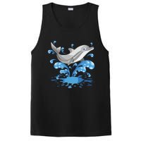 This Loves Dolphins Cute Funny PosiCharge Competitor Tank