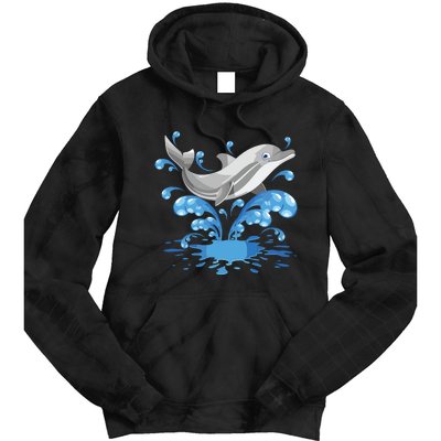 This Loves Dolphins Cute Funny Tie Dye Hoodie