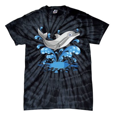 This Loves Dolphins Cute Funny Tie-Dye T-Shirt