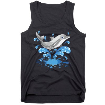 This Loves Dolphins Cute Funny Tank Top