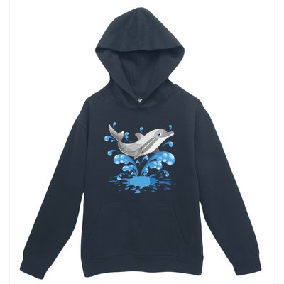 This Loves Dolphins Cute Funny Urban Pullover Hoodie