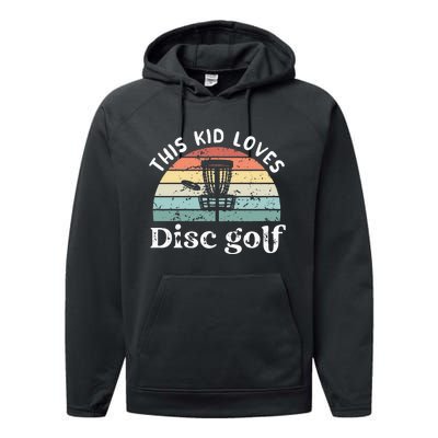 This loves Disc golf Performance Fleece Hoodie