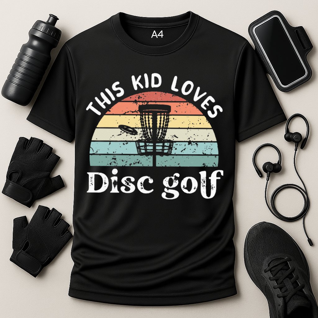 This loves Disc golf Cooling Performance Crew T-Shirt