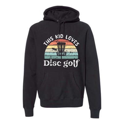 This loves Disc golf Premium Hoodie