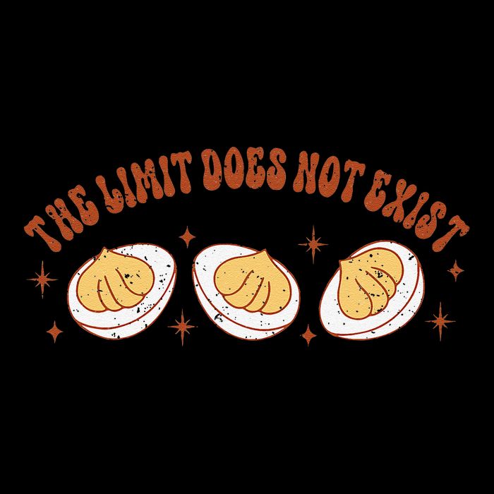 The Limit Does Not Exist Funny Thanksgiving Deviled Egg Tie-Dye T-Shirt