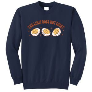 The Limit Does Not Exist Funny Thanksgiving Deviled Egg Tall Sweatshirt