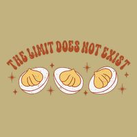 The Limit Does Not Exist Funny Thanksgiving Deviled Egg Button