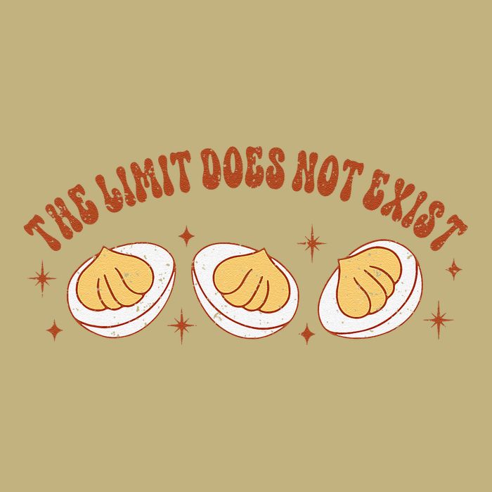 The Limit Does Not Exist Funny Thanksgiving Deviled Egg Button