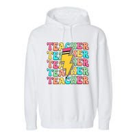 Teacher Last Day Of School Garment-Dyed Fleece Hoodie