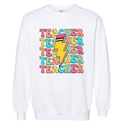 Teacher Last Day Of School Garment-Dyed Sweatshirt